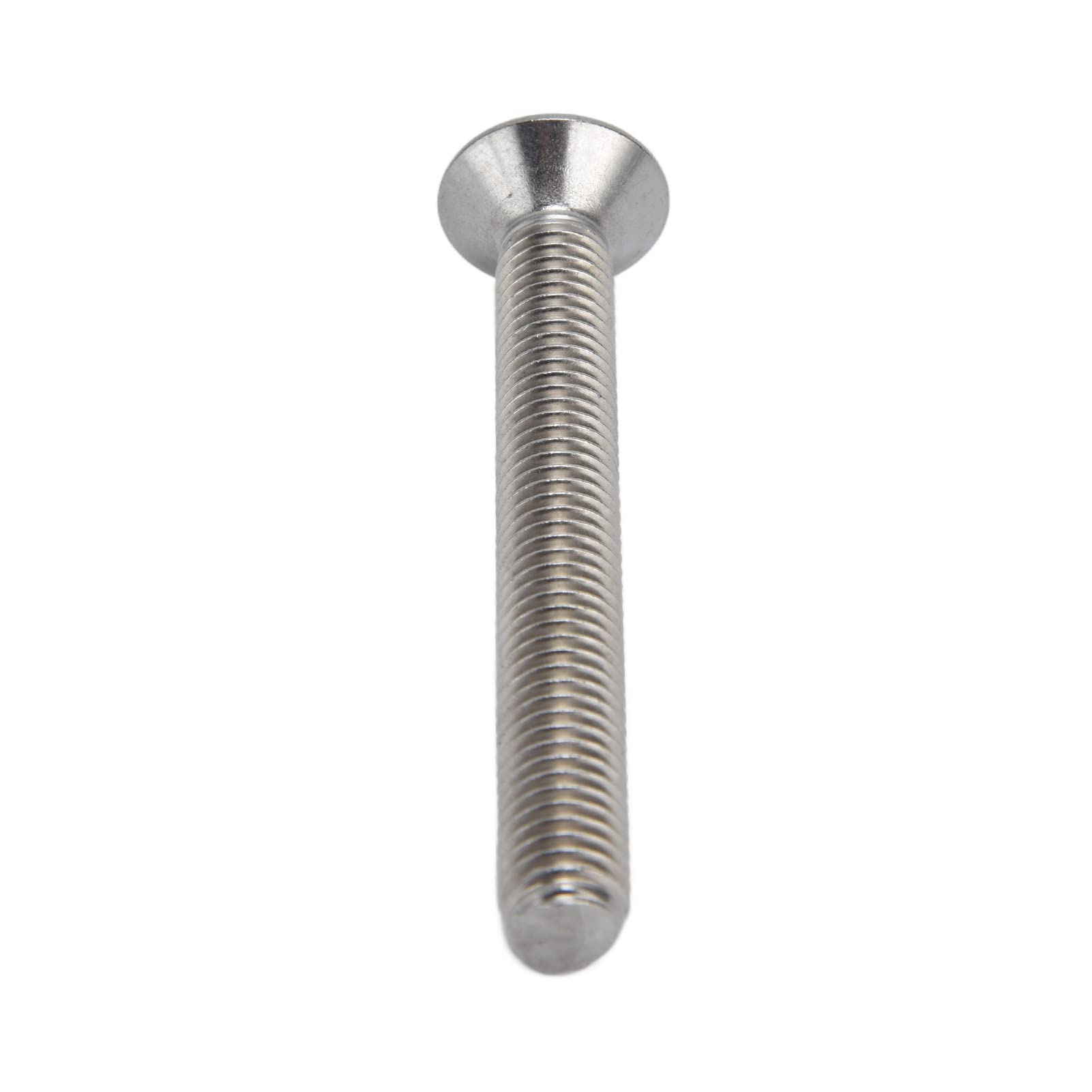 30 Tornillos Hexagonales Avellanados M10 de Acero Inoxidable A2 Duradero para Diversos Materiales, Ideal para Uso Industrial (M10*90)