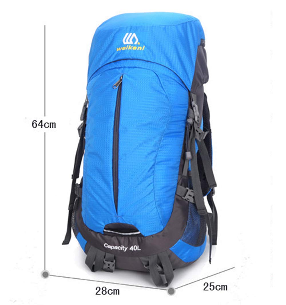 Zaino da Viaggio, Borsa da Alpinismo Impermeabile Zaino da Escursionismo per Sport all'Aria Aperta 40L con parapioggia