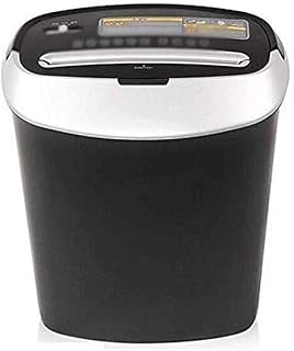 File Shredder-5-Hoja de Cross-Cut Trituradora de Papel, 5 Minuto Continua Duración y desbrozadoras for la pequeña Oficina y del hogar, Negro