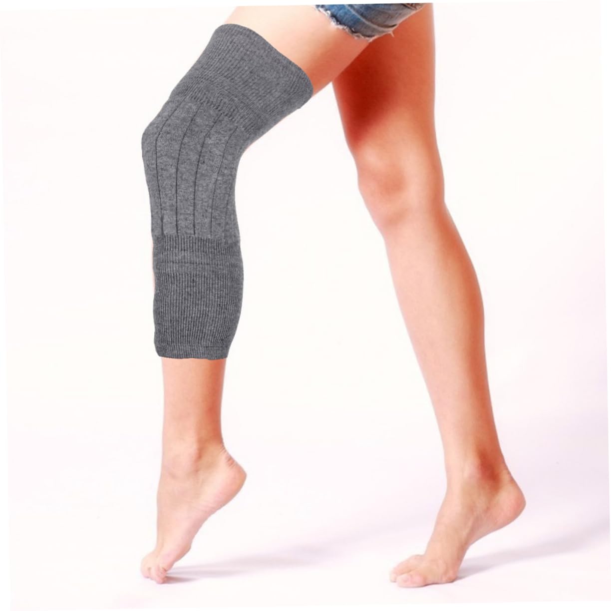 Genouillère Chauffante en Laine Cachemire, Lot de 2 Paires