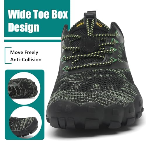 Image of SAGUARO Womens Mens Barefoot Shoes Minimalist Trail Runner Wide Toe Box Zero Drop Outdoor Cross Training Shoe