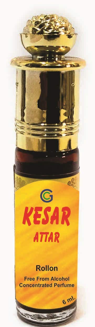GARGI CREATION KESAR ATTAR ROLL ON FRAGNANCE LONG LASTING PACK OF 6 ML.