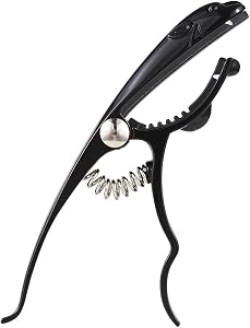 Professional Acoustic Guitar Capo Zinc Alloy Transfer Clip for Folk Classical Guitars Ukulele Bass String Instruments Accessories