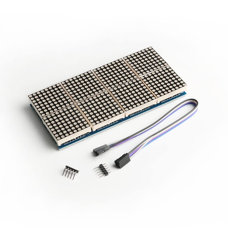 1Pc MAX7219 Dot Matrix Module 8-Digit 2x4 Display Board Microcontroller-Controlled Driver LED Display Module