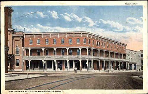 The Putnam House Bennington, Vermont VT Original Antique Postcard