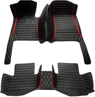 Car Floor Mats for Audi TT 2 seast 2007-2014 MK2, Floor Liners Full Coverage Floor Carpet Floor Protectors Pad Interior Accessories,A
