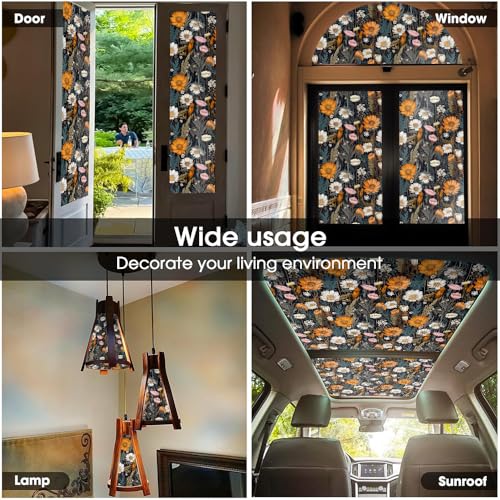 Vinilo decorativo para ventana 40x300 cm Boho Modern miniatura 5