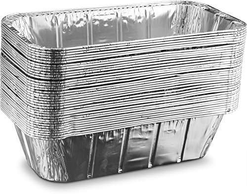 [50 Pack - 5lb Loaf Size ] Propack Disposable Aluminum Foil Meal Prep Cookware Loaf Pans 12.5"x6.5"x2.5", Oven, Toaster, Grill, Cooking, Roasting, Broiling, Baking, Event, Take Out, Restaurant - Thumbnail 7