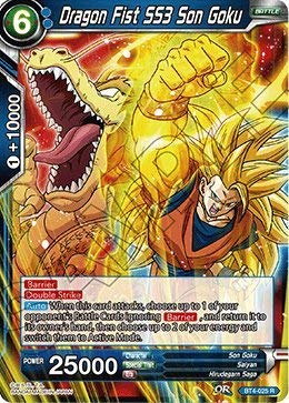 Dragon Fist SS3 Son Goku - BT4-025 - Series 4 - Colossal Warfare - Dragon Ball Super TCG