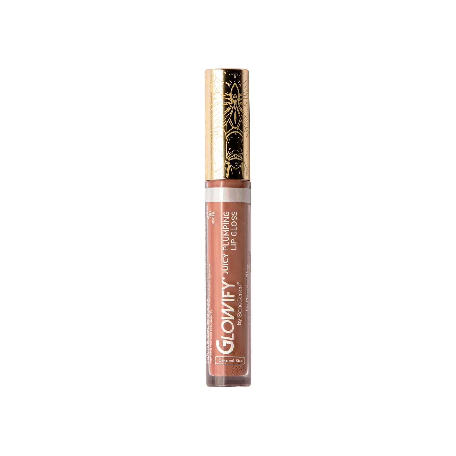 SeneGence Glowify Juicy Plumping Lip Gloss, Juicy Pink, 0.14 Fl Oz, Non-Sticky and Long-Lasting Hydration with Sheer Tinted High-Gloss Shine, Suitable for All Skin Types, Paraben Free