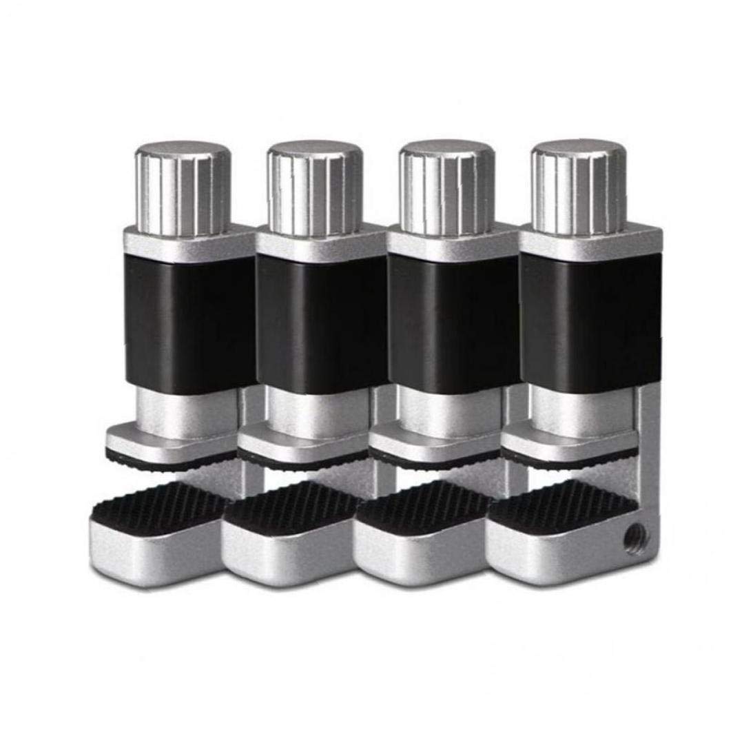 MMOBIEL 4 stuks/set verstelbare metalen klembevestiging, lijmklem
