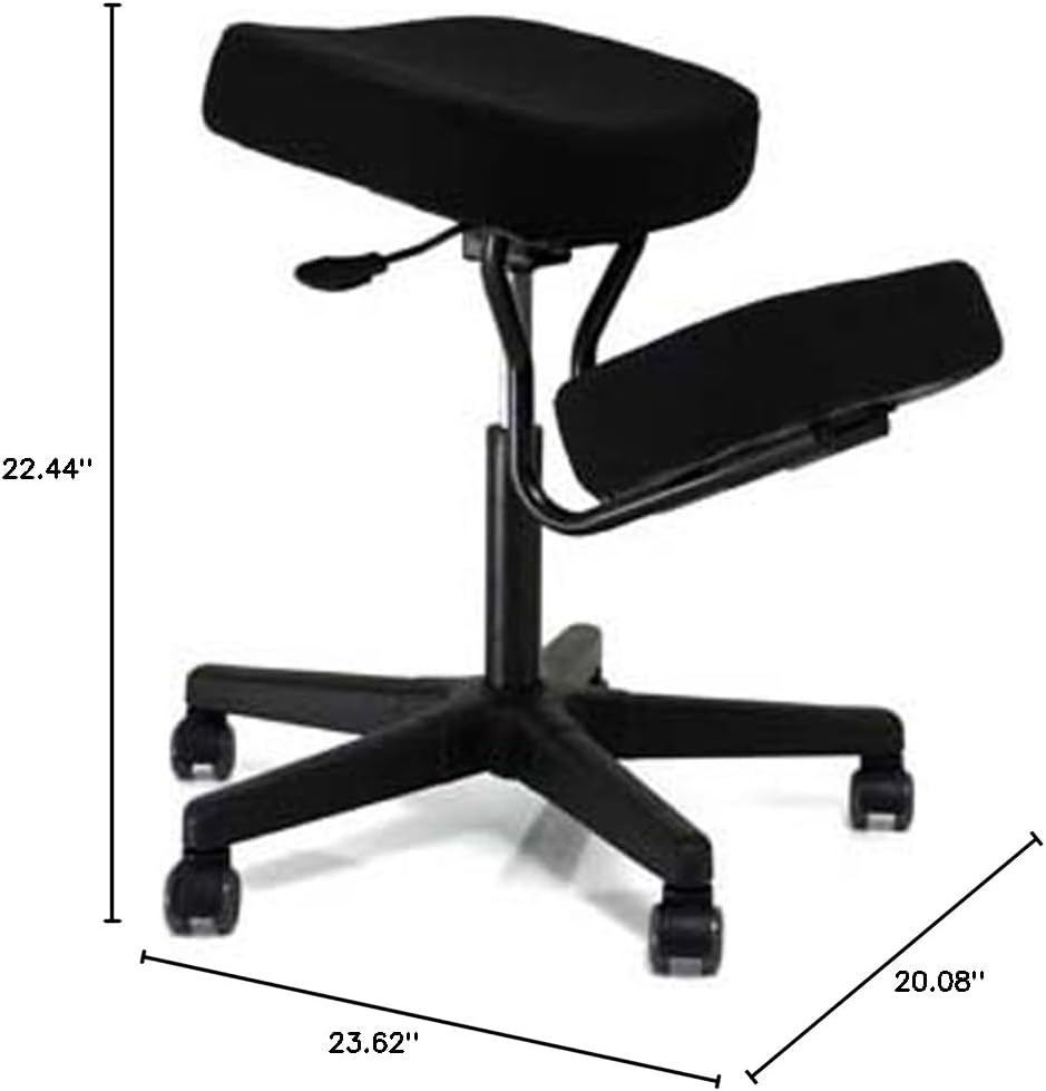 Solace Plus kneeling chair Jobri BetterPosture with Memory Foam to Improve Posture, Relieve Neck and Back Pain