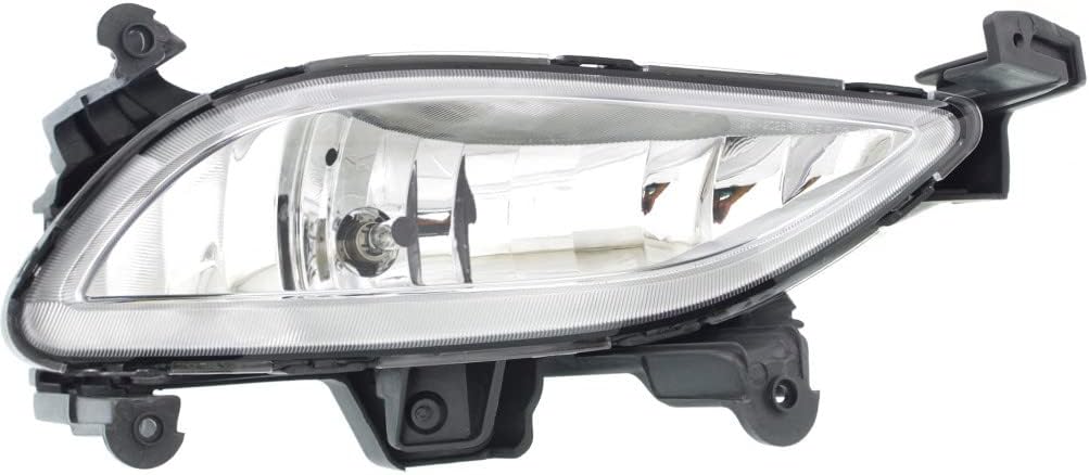 CarLights360 For Hyundai Sonata 2011 2012 2013 Fog Light Assembly Type 1 Passenger Side | DOT Certified | HY2593134 | 92202-3Q000