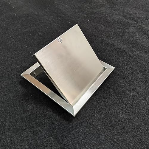 Lockable Access Panel for Drywall & Plumbing - Stainless Steel Embedded Wall Cover, Secure Inspection Hatch for Easy Maintenance & Repair Access
