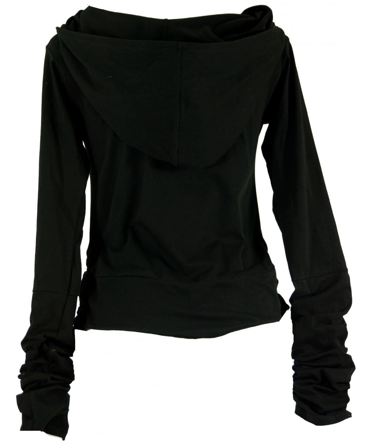 GURU SHOP Goa Psytrance - Felpa con cappuccio da donna, in cotone