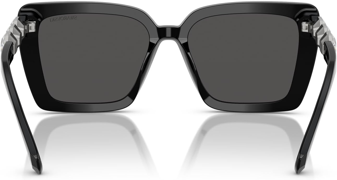 Swarovski womens Sk6032f Low Bridge Fit Square Sunglasses