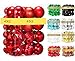 Rongyuxuan 48ct Christmas Ball Ornaments, Shatterproof Christmas Decorations Tree Balls Festival Widgets Pendant Hanging for Holiday Wedding Party Decoration