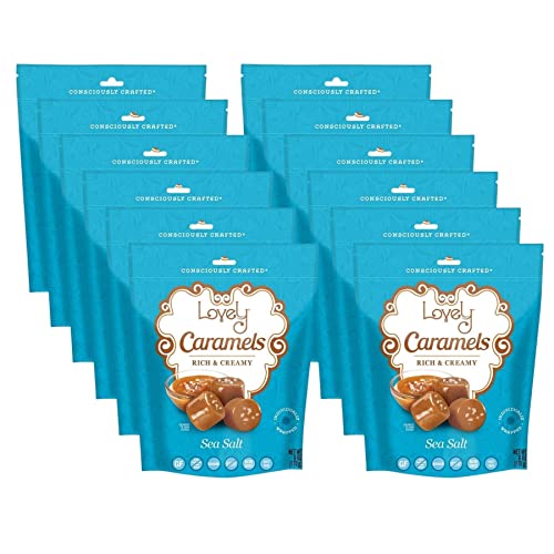 Lovely Candy Co. Sea Salt Caramels – 6oz (12-pack)