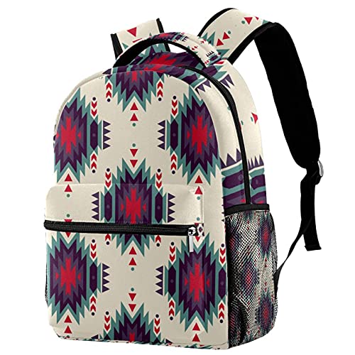 Sac à dos voyage vintage bohème idéal pour les sorties scolaires et weekend