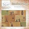 Retro Vintage Classic Romantic World's Famous City Building Architecture British London's Tower Bridge Eiffel Tower Statue of Liberty Arc de Triomphe in Paris Carte Postale DIY Craft Art Newspaper Decorative Wrapping Paper Traveller Gift Wrap Folded Flat 4 Sheets 16 sq. ft. ttl #1