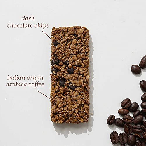 Wingreens Harvest Crunchy Multigrain Granola Bars - Dark Chocolate and Espresso, 240 Grams (40 Grams x 6 Bars)