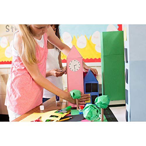 Riverside 3D Construction Paper, White, 18" X 24", 50 Sheets #TOP5