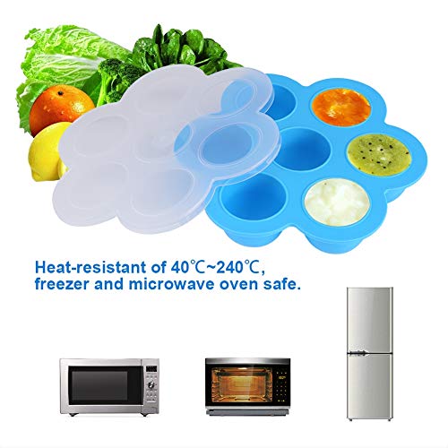 Contenedor Silicona para Huevos con Tapa Azul miniatura 5