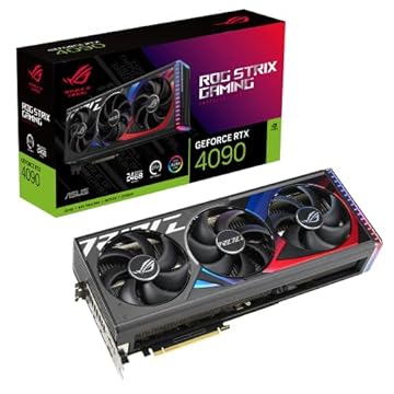 ASUS Placa de vídeo ROG Strix GeForce RTX® 4090 para jogos (PCIe 4.0, 24GB GDDR6X, HDMI 2.1a, DisplayPort 1.4a)