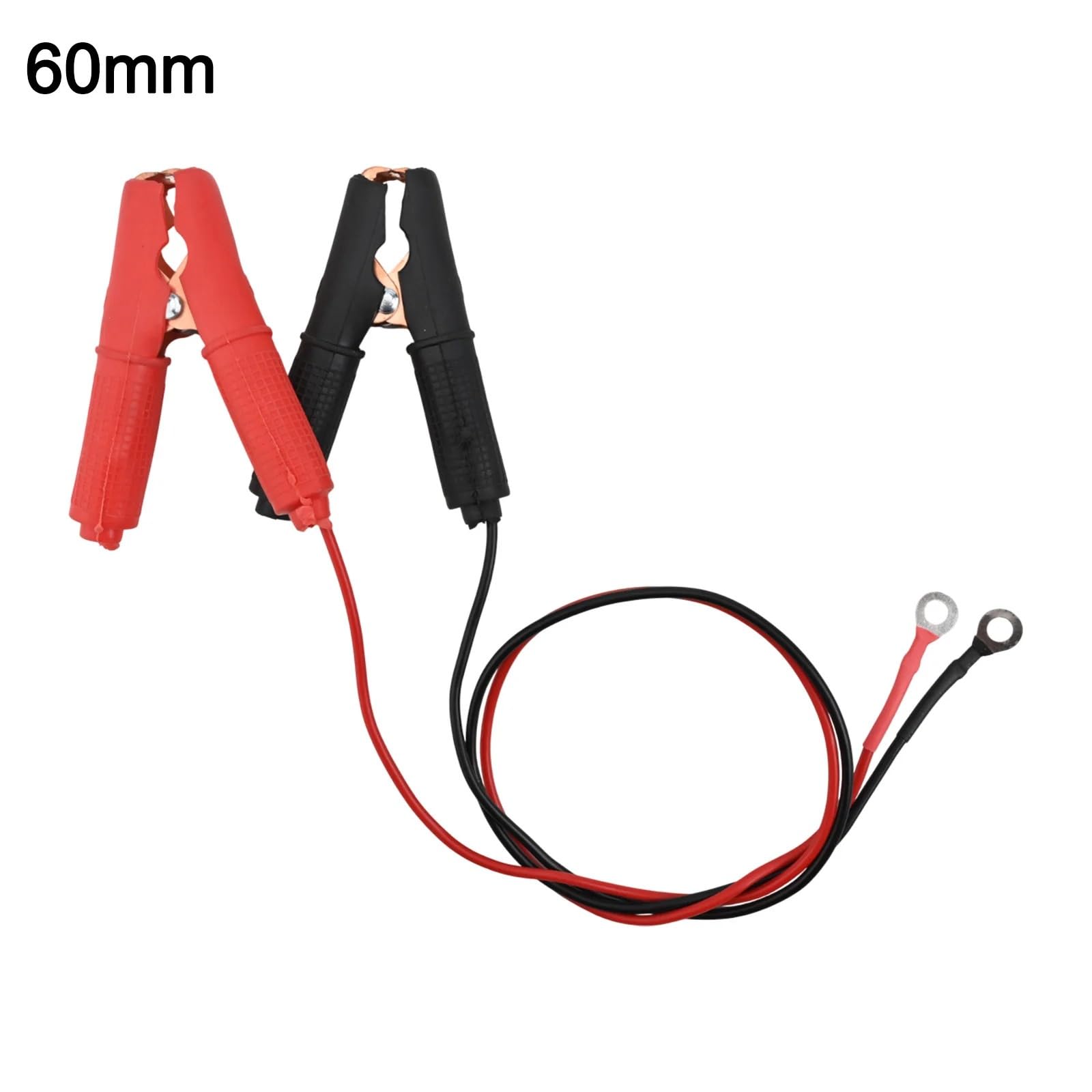 Yvxotrxnk 2 szt. 30 A klipsy bezpiecznikowe 12 V 24 V Quick Disconnect Adapter Copper Battery Clamps for Car Extension Cord(0,6 m)