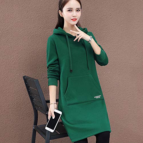 Robe festive décontractée style sweat à capuche en coton premium