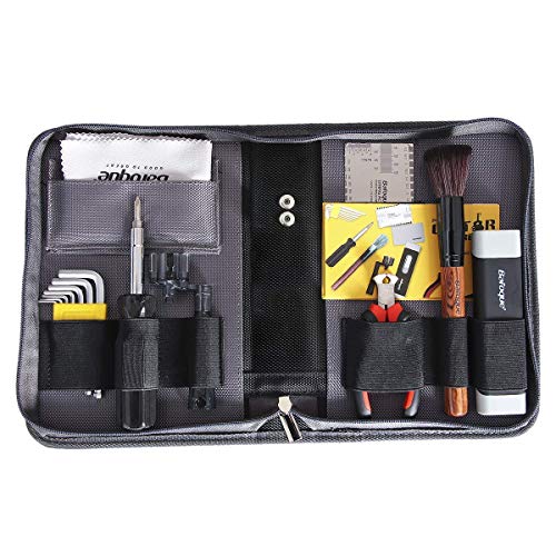 Perfect Guitar Maintenance And Setup Tools Kit Musician'S Tool Kit Guitar Care Repair Maintenance Tech Tools With Protect Bag
