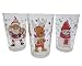 Produktbild Alsino Weihnachtsgläser Trinkgläser 3er Set Weihnachtsmann 215 ml - Weihnachtsgeschirr Wasserglas durchsichtig & doppelwandig
