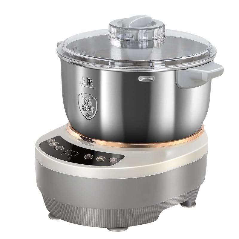 Máquina Amasadora De Masa con Fermentación, Mezcladora Eléctrica De Masa Antiadherente, para Hornear Y Amasar 5L