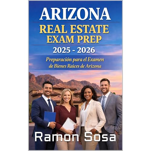Arizona Real Estate Exam Prep 2025- 2026: ( English and Spanish) Audiobook By Ramon Sosa cover art