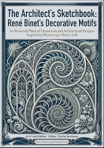 The Architect’s Sketchbook: René Binet’s Decorative Motifs - 60 Restored Plates of Ornaments and Architectural Designs Inspired by Microscopic Marine Life (International Modern Art Movements) image 2