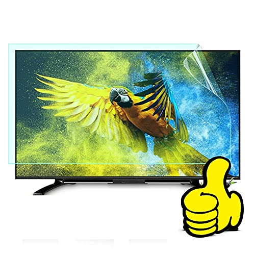 GFSD Blendschutzfolie for Den Fernseher, 27-75 Zoll Blaulichtfilter Mehrschichtiger Schutz Mach Das Licht Weich, Einfach Zu Säubern (Color : HD Version, Size : 34 inch 815 * 345mm) Cover