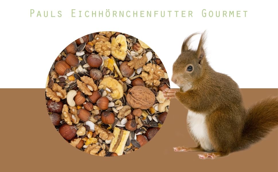 Paul´s Mühle Eichhörnchenfutter Gourmet 1 kg