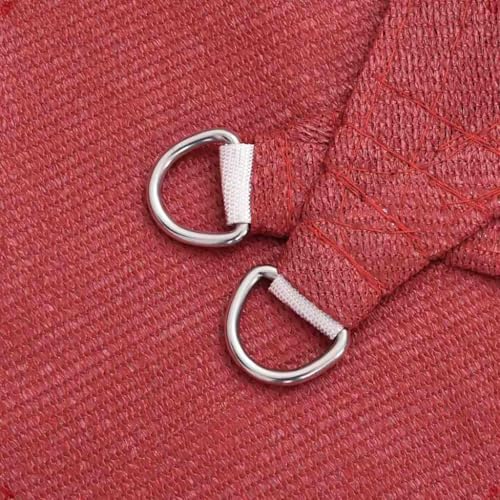 vidaXL Sonnensegel Sonnenschutz Windschutz Sonnendach UV Schutz Sonnenschutzsegel Schattenspender Garten Terrasse Balkon 160g/m&sup2; Rot 2x4m HDPE