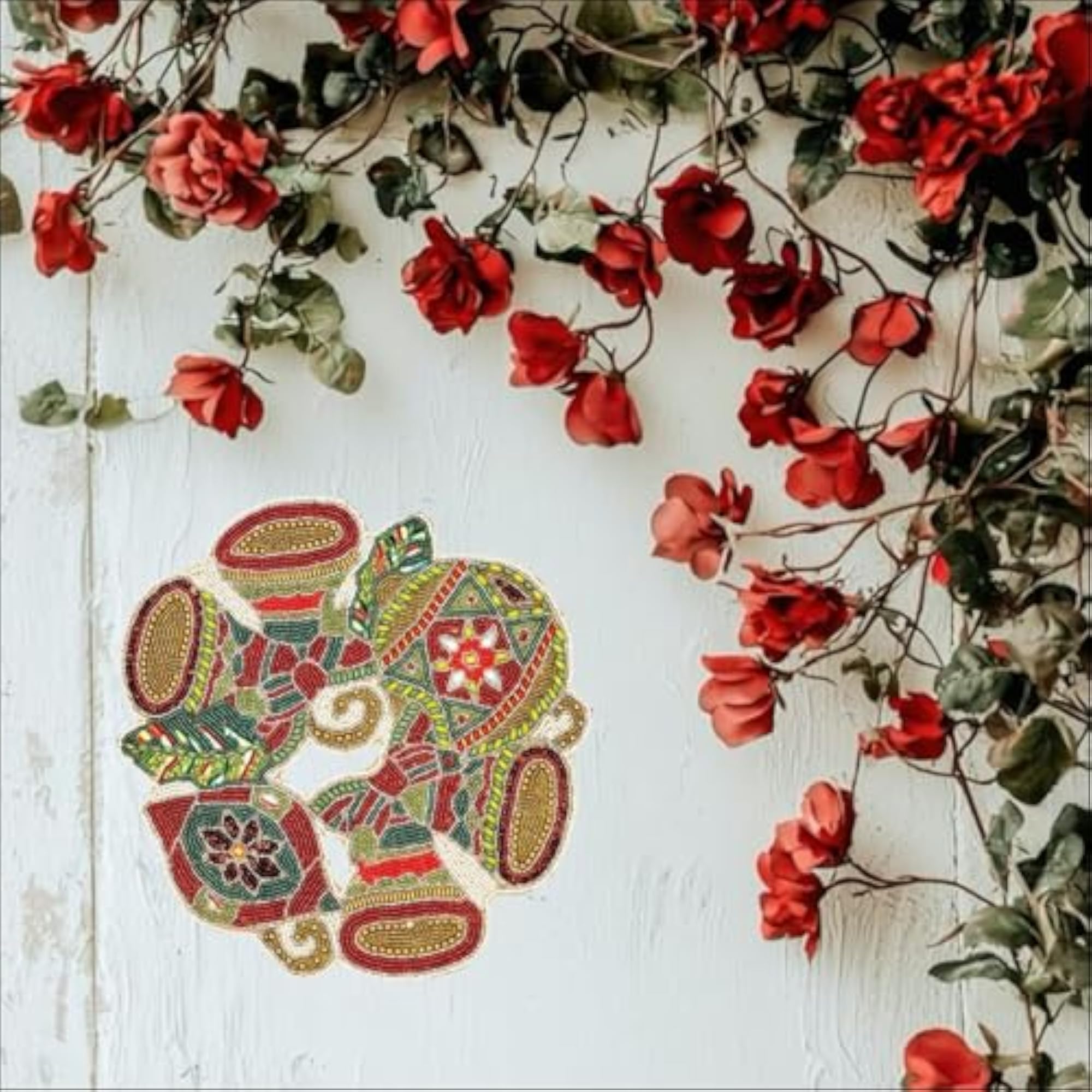 Beaded Placemat (Multicolour)