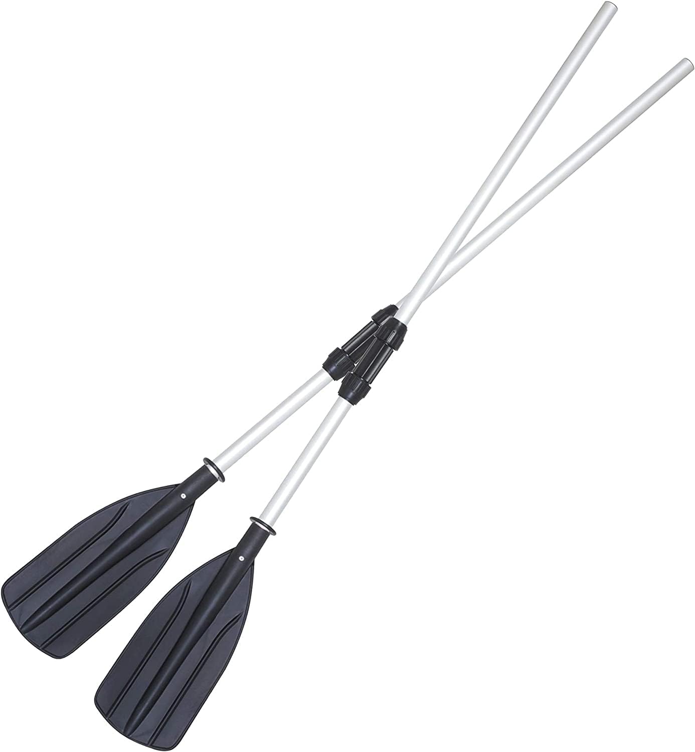 2PCS Pagaie de Kayak en Aluminium Pagaie Double Kayak Rames