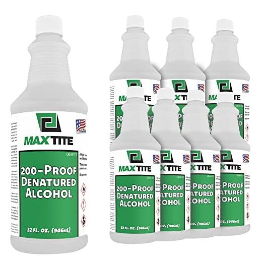 MAXTITE Denatured Alcohol 200-Proof 8 Pack