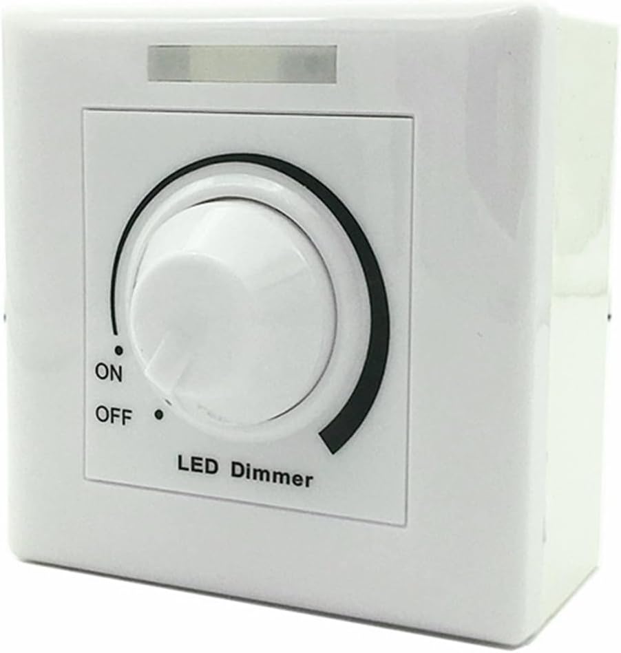 12V24VPWM86 Panel Low Voltage dimmer 30A Brightness Adjustment knob Switch(10A 86 Panel knob dimmer)