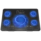 Kanekane Laptop Cooling Pad Notebook Cooling Pad Notebook Cooler 5 Fans LED Lights for 12-15.6 inch...