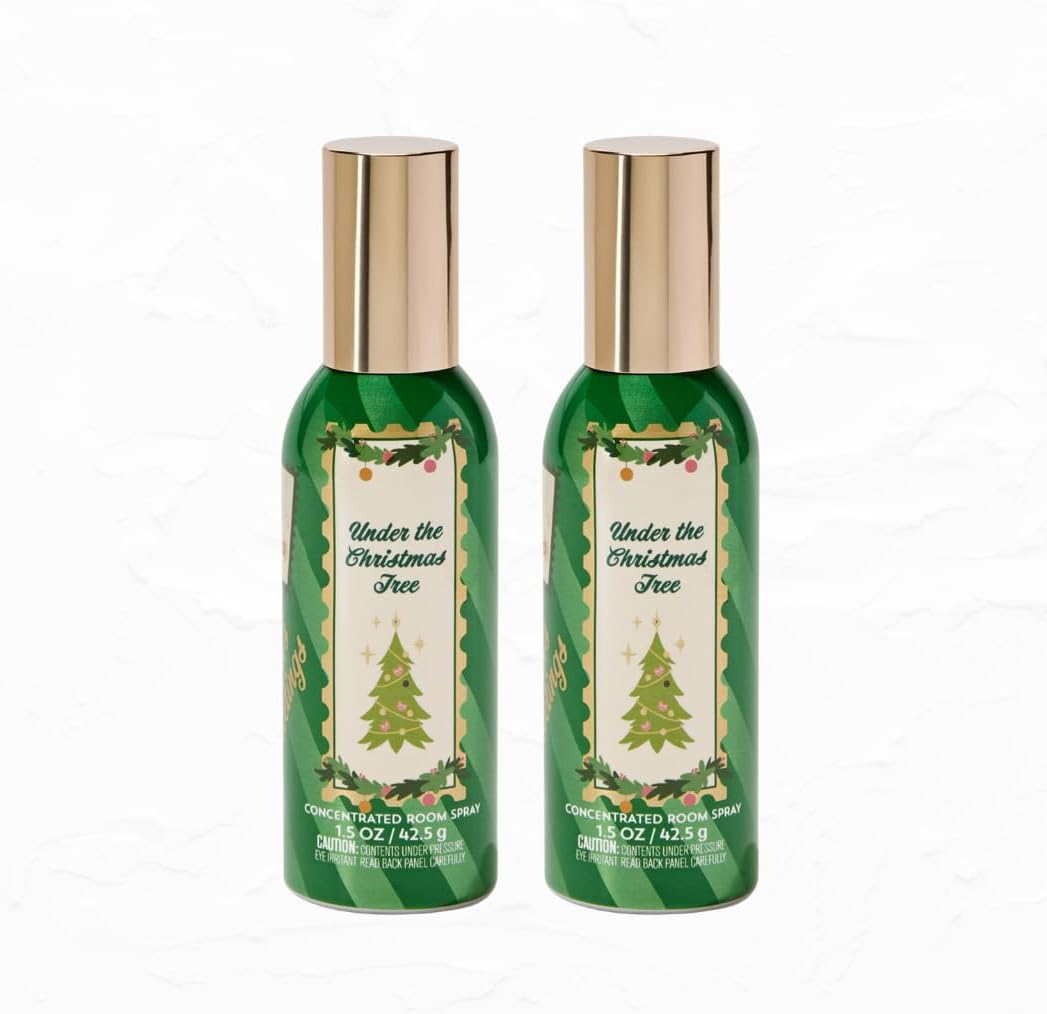 Bath & Body Under The Christmas Tree Concentrated Room Spray, 2-pack (Packaging Styles May Vary)