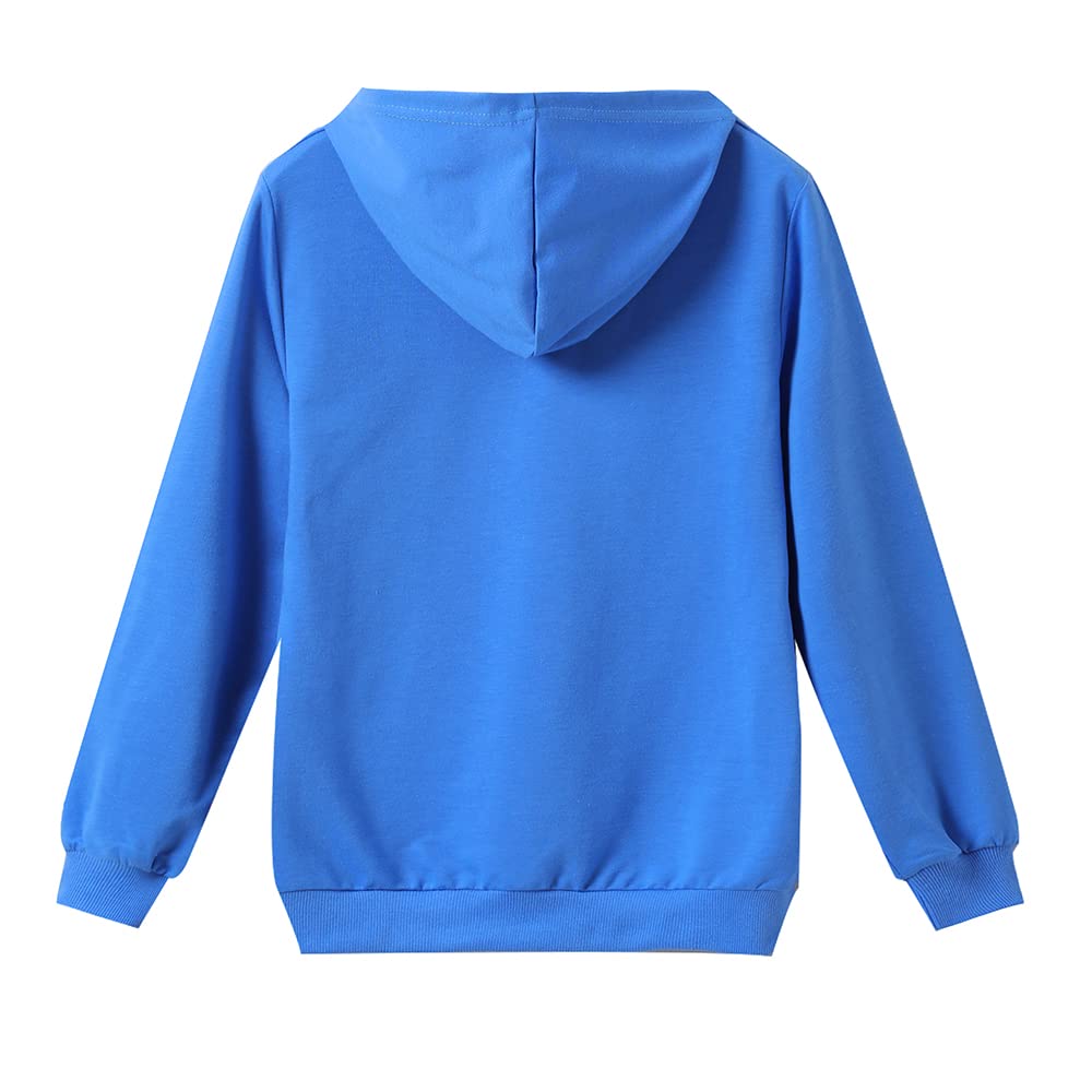 Ninja Kidz - Tuta con cappuccio per bambini, a maniche lunghe, set da 2 pezzi, abbigliamento sportivo, 2-13 anni