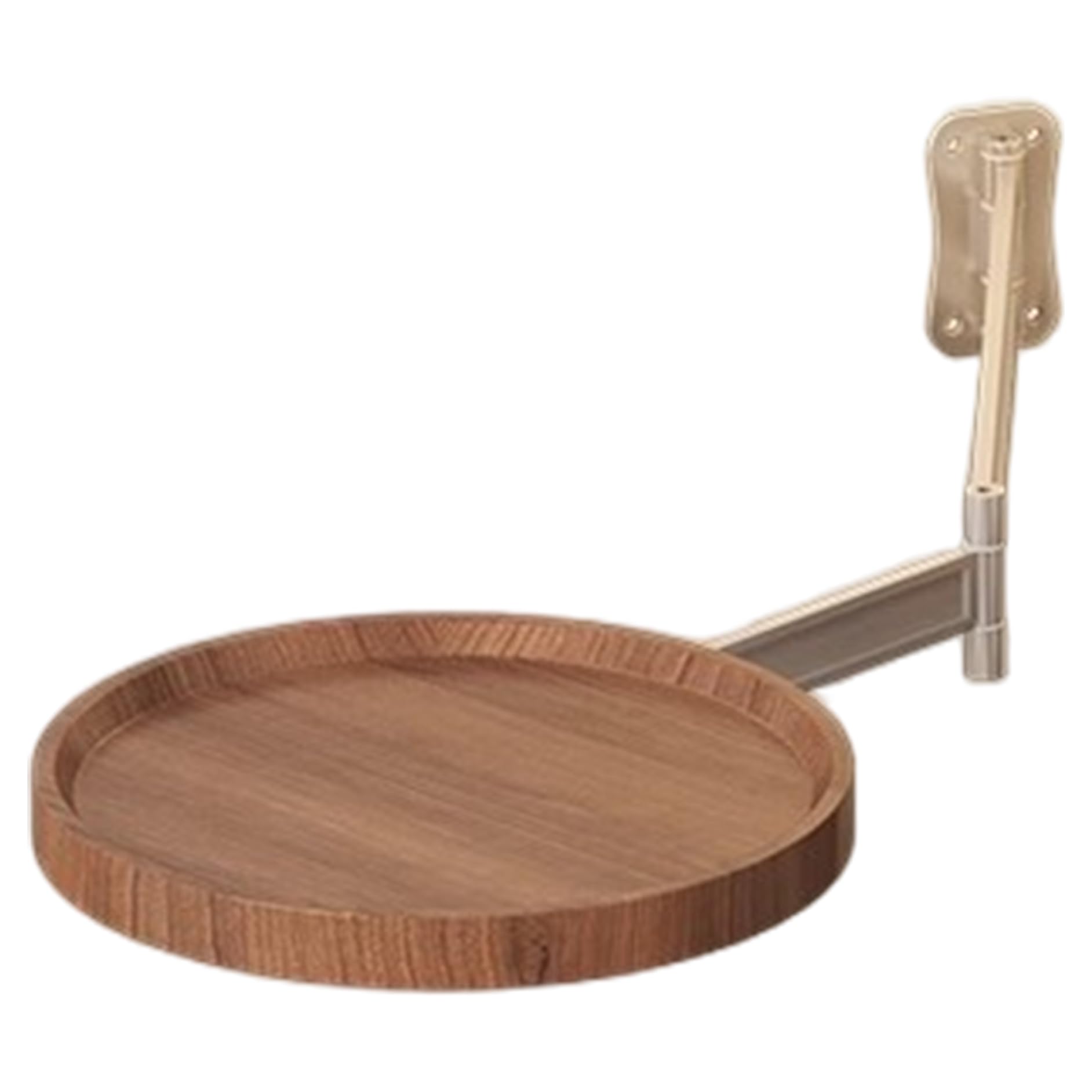 Wandmontierter Klapptisch, verstellbar, aus Holz, platzsparend, rund, zum Herunterklappen für kleine Räume, für das Wohnzimmer zu Hause, an der Wand montierter Nachttisch, herunterklappbar