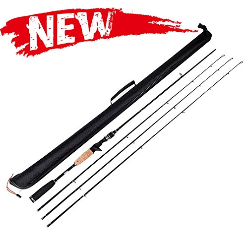 Entsport 2-Piece 7-Feet Casting Rod 3 Top Pieces Available (MH, M, ML) Solid