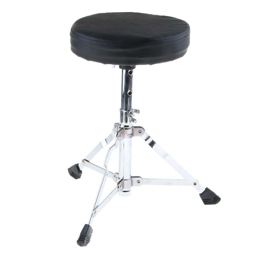 Höhenverstellbar Schlagzeughocker Drumhocker Schlagzeug Hocker Drummersitz