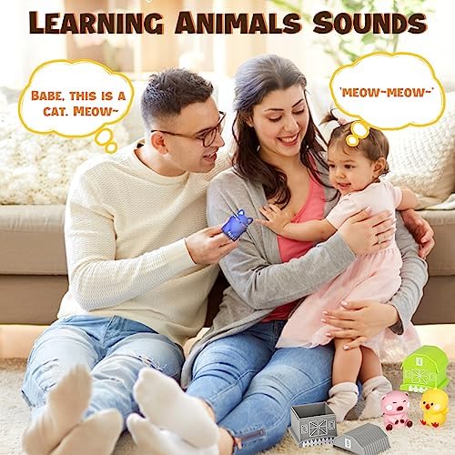 Joyreal Farm Animals Toys for 3 4 5 Year Olds - Toddler Learning Toys Montessori Stacking Toys Educational Toys Plane Travel Toys for Toddlers Gift for Girls Boys