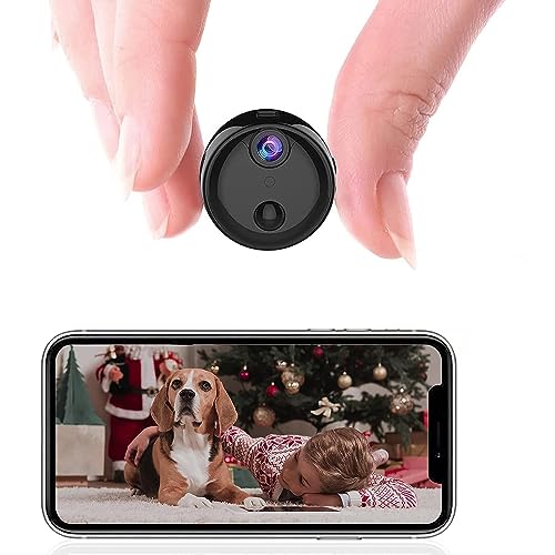 Mini Telecamera WiFi, Telecamera di Sicurezza Intelligente 1080P con Interfaccia AP, Supporta Visione Notturna Intelligente, Rilevamento del Movimento, Archiviazione nel Cloud